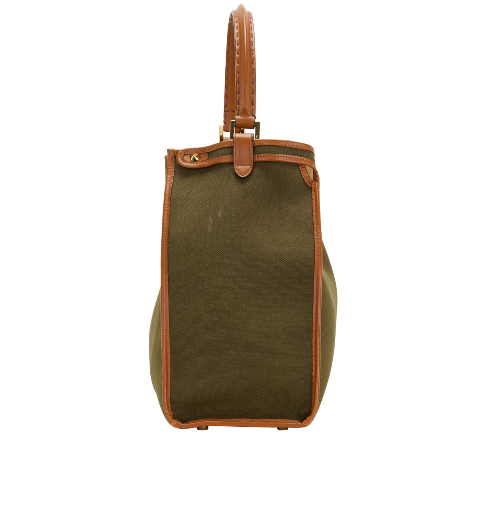 Large Peekaboo X-Lite, &pound;1,700, Handbags, Green, Canvas, Side view